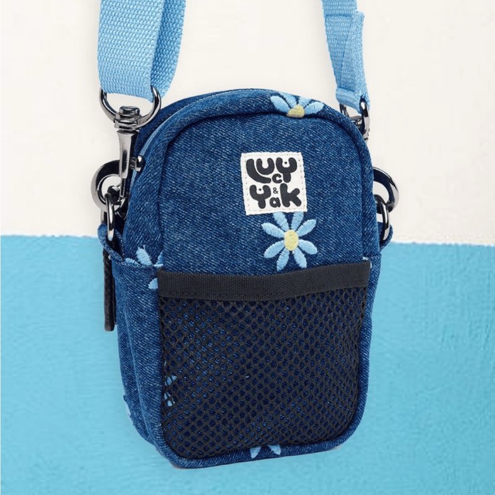 Lucy & Yak Blue Floral Crossbody Bag